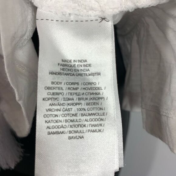 Lauren Ralph Lauren Womens Eyelet Off-The-Shoulder Pullover Top White Size Mediu - Picture 8 of 11